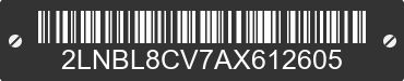 2010 LINCOLN Town Car 2LNBL8CV7AX612605 VIN decoded