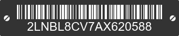 2010 LINCOLN Town Car 2LNBL8CV7AX620588 VIN decoded