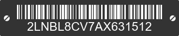 2010 LINCOLN Town Car 2LNBL8CV7AX631512 VIN decoded