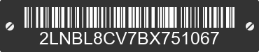 2011 LINCOLN Town Car 2LNBL8CV7BX751067 VIN decoded