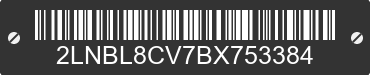 2011 LINCOLN Town Car 2LNBL8CV7BX753384 VIN decoded
