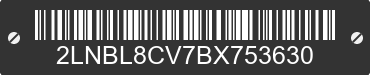2011 LINCOLN Town Car 2LNBL8CV7BX753630 VIN decoded