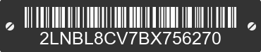 2011 LINCOLN Town Car 2LNBL8CV7BX756270 VIN decoded
