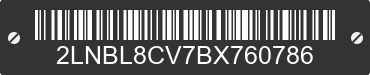 2011 LINCOLN Town Car 2LNBL8CV7BX760786 VIN decoded