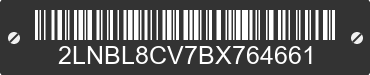 2011 LINCOLN Town Car 2LNBL8CV7BX764661 VIN decoded