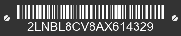 2010 LINCOLN Town Car 2LNBL8CV8AX614329 VIN decoded