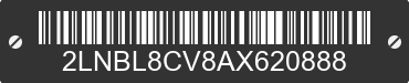 2010 LINCOLN Town Car 2LNBL8CV8AX620888 VIN decoded