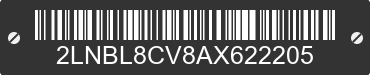 2010 LINCOLN Town Car 2LNBL8CV8AX622205 VIN decoded