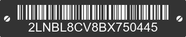 2011 LINCOLN Town Car 2LNBL8CV8BX750445 VIN decoded