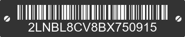 2011 LINCOLN Town Car 2LNBL8CV8BX750915 VIN decoded
