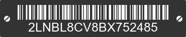 2011 LINCOLN Town Car 2LNBL8CV8BX752485 VIN decoded