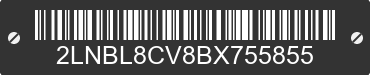 2011 LINCOLN Town Car 2LNBL8CV8BX755855 VIN decoded