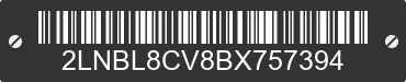 2011 LINCOLN Town Car 2LNBL8CV8BX757394 VIN decoded
