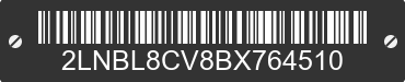 2011 LINCOLN Town Car 2LNBL8CV8BX764510 VIN decoded