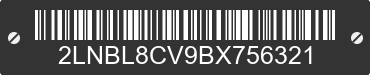 2011 LINCOLN Town Car 2LNBL8CV9BX756321 VIN decoded