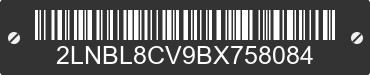 2011 LINCOLN Town Car 2LNBL8CV9BX758084 VIN decoded