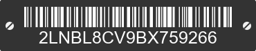 2011 LINCOLN Town Car 2LNBL8CV9BX759266 VIN decoded