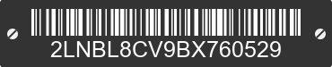 2011 LINCOLN Town Car 2LNBL8CV9BX760529 VIN decoded