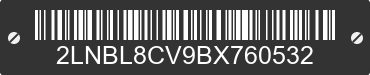2011 LINCOLN Town Car 2LNBL8CV9BX760532 VIN decoded