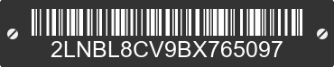 2011 LINCOLN Town Car 2LNBL8CV9BX765097 VIN decoded