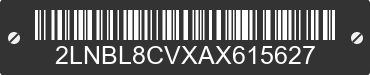 2010 LINCOLN Town Car 2LNBL8CVXAX615627 VIN decoded