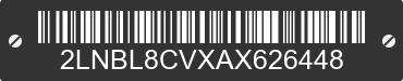 2010 LINCOLN Town Car 2LNBL8CVXAX626448 VIN decoded