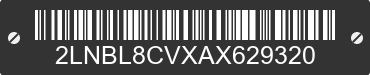 2010 LINCOLN Town Car 2LNBL8CVXAX629320 VIN decoded