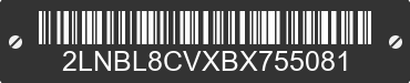 2011 LINCOLN Town Car 2LNBL8CVXBX755081 VIN decoded