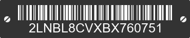 2011 LINCOLN Town Car 2LNBL8CVXBX760751 VIN decoded