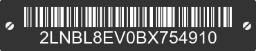 2011 LINCOLN Town Car 2LNBL8EV0BX754910 VIN decoded