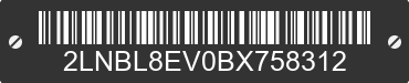2011 LINCOLN Town Car 2LNBL8EV0BX758312 VIN decoded
