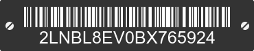 2011 LINCOLN Town Car 2LNBL8EV0BX765924 VIN decoded