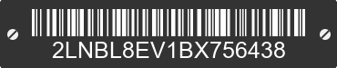 2011 LINCOLN Town Car 2LNBL8EV1BX756438 VIN decoded
