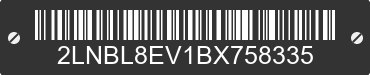 2011 LINCOLN Town Car 2LNBL8EV1BX758335 VIN decoded