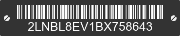 2011 LINCOLN Town Car 2LNBL8EV1BX758643 VIN decoded