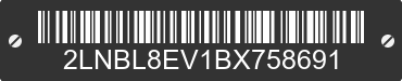 2011 LINCOLN Town Car 2LNBL8EV1BX758691 VIN decoded