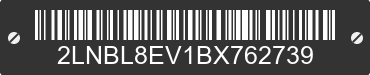 2011 LINCOLN Town Car 2LNBL8EV1BX762739 VIN decoded
