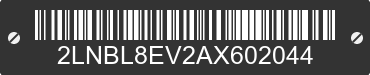 2010 LINCOLN Town Car 2LNBL8EV2AX602044 VIN decoded