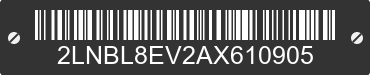 2010 LINCOLN Town Car 2LNBL8EV2AX610905 VIN decoded