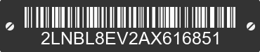 2010 LINCOLN Town Car 2LNBL8EV2AX616851 VIN decoded
