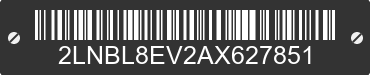 2010 LINCOLN Town Car 2LNBL8EV2AX627851 VIN decoded