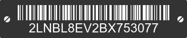 2011 LINCOLN Town Car 2LNBL8EV2BX753077 VIN decoded