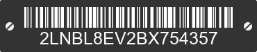 2011 LINCOLN Town Car 2LNBL8EV2BX754357 VIN decoded