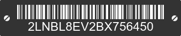 2011 LINCOLN Town Car 2LNBL8EV2BX756450 VIN decoded