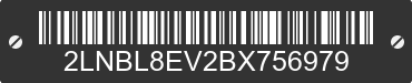 2011 LINCOLN Town Car 2LNBL8EV2BX756979 VIN decoded