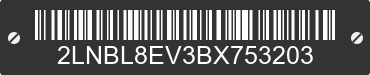 2011 LINCOLN Town Car 2LNBL8EV3BX753203 VIN decoded