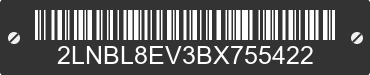 2011 LINCOLN Town Car 2LNBL8EV3BX755422 VIN decoded