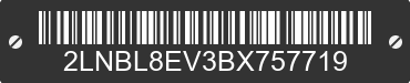 2011 LINCOLN Town Car 2LNBL8EV3BX757719 VIN decoded