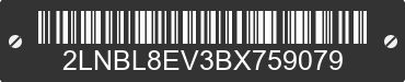 2011 LINCOLN Town Car 2LNBL8EV3BX759079 VIN decoded