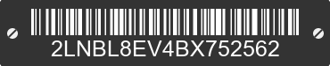 2011 LINCOLN Town Car 2LNBL8EV4BX752562 VIN decoded